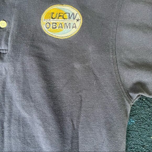 King Louie UCFW For Obama USA 🇺🇸 Union Made Polo (M) - Picture 7 of 7